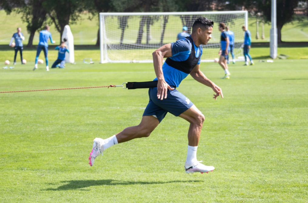 Третьи «Газпром» — тренировочные сборы  в Абу-Даби: 18 февраля, утренняя тренировка