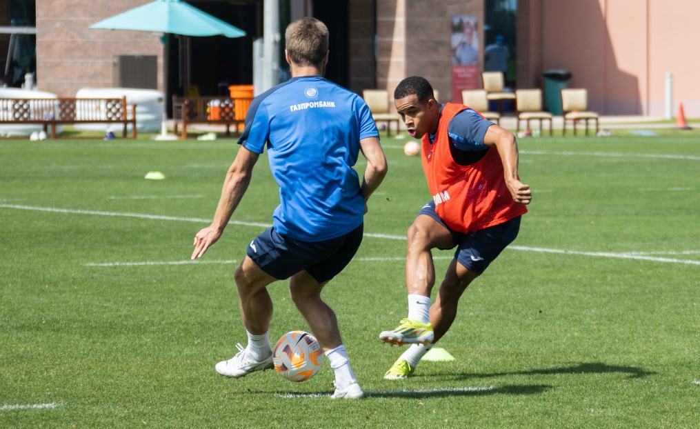 Третьи «Газпром» — тренировочные сборы  в Абу-Даби: 18 февраля, утренняя тренировка