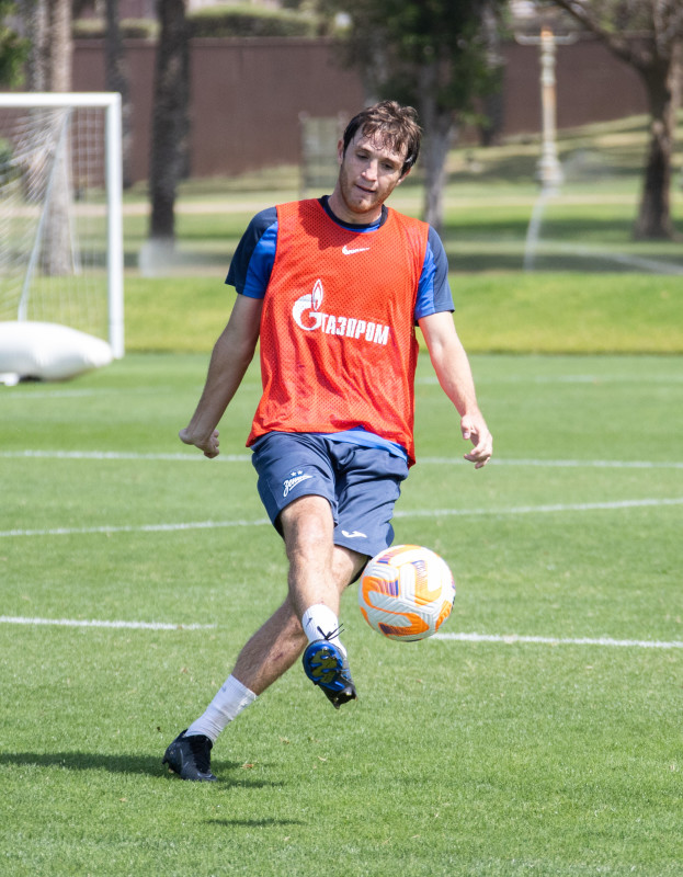 Третьи «Газпром» — тренировочные сборы  в Абу-Даби: 18 февраля, утренняя тренировка