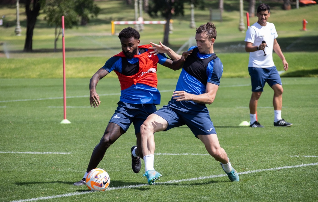 Третьи «Газпром» — тренировочные сборы  в Абу-Даби: 18 февраля, утренняя тренировка