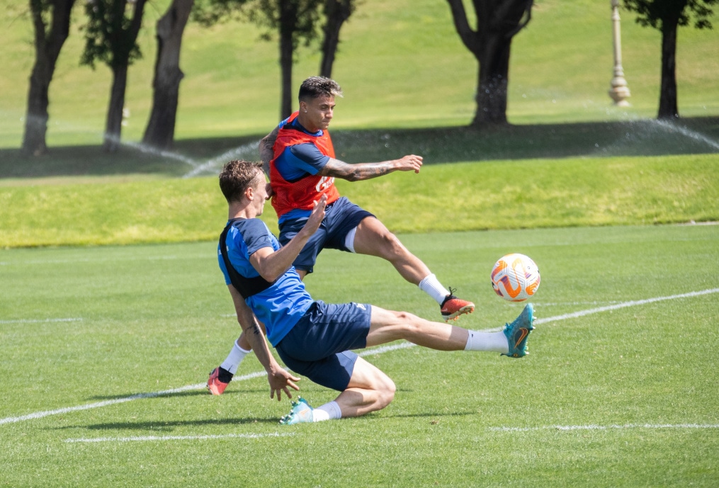 Третьи «Газпром» — тренировочные сборы  в Абу-Даби: 18 февраля, утренняя тренировка