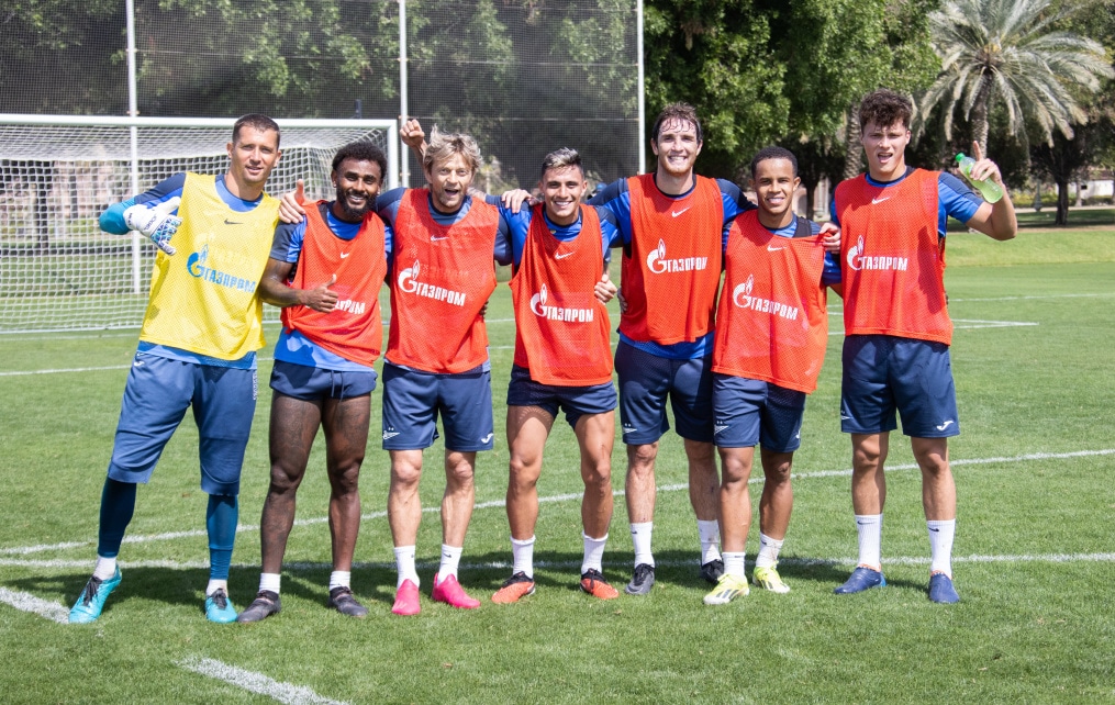 Третьи «Газпром» — тренировочные сборы  в Абу-Даби: 18 февраля, утренняя тренировка