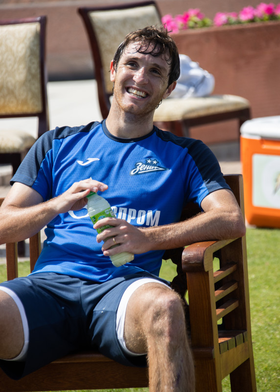 Третьи «Газпром» — тренировочные сборы  в Абу-Даби: 18 февраля, утренняя тренировка