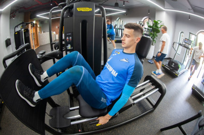 Третьи «Газпром» — тренировочные сборы  в Абу-Даби: 18 февраля, утренняя тренировка