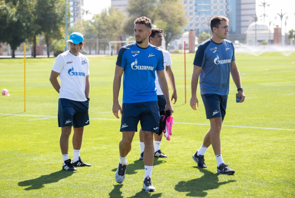 Третьи «Газпром» — тренировочные сборы  в Абу-Даби: 19 февраля, утренняя тренировка