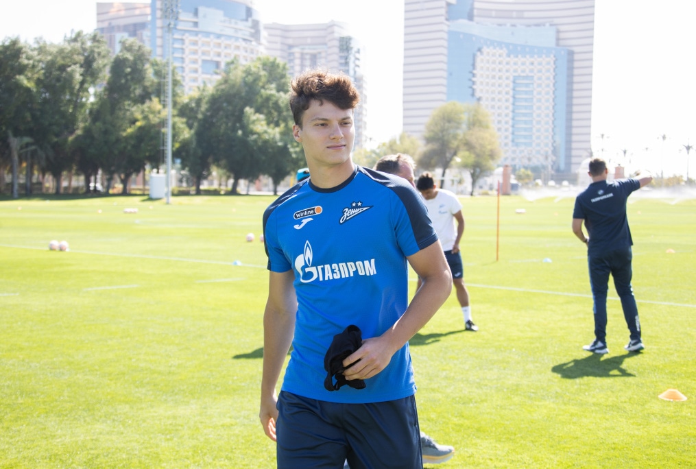 Третьи «Газпром» — тренировочные сборы  в Абу-Даби: 19 февраля, утренняя тренировка