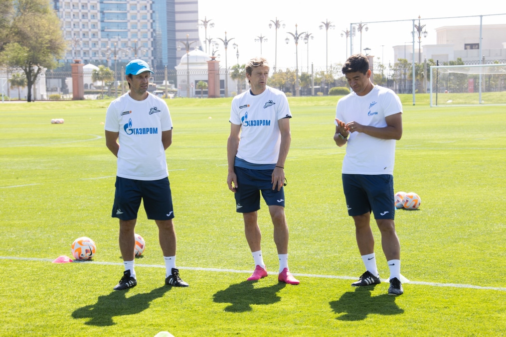 Третьи «Газпром» — тренировочные сборы  в Абу-Даби: 19 февраля, утренняя тренировка