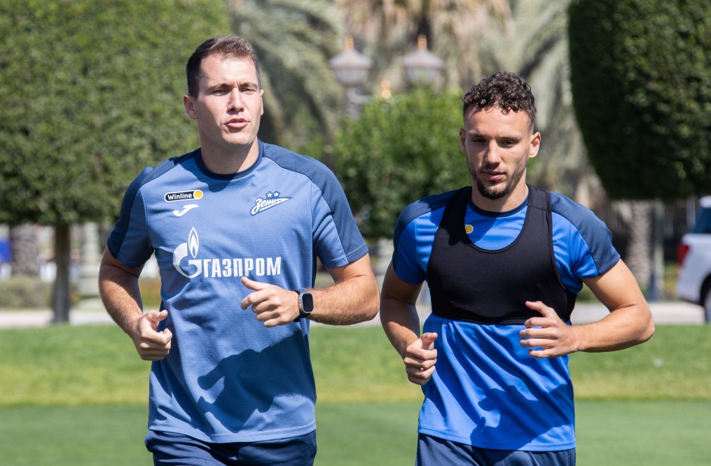 Третьи «Газпром» — тренировочные сборы  в Абу-Даби: 19 февраля, утренняя тренировка