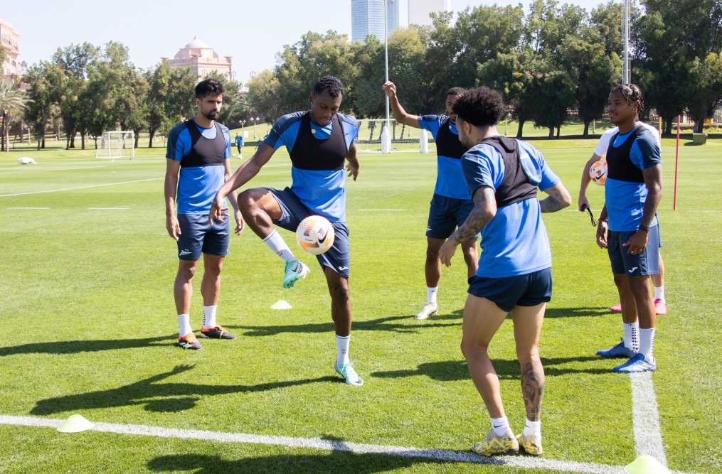 Третьи «Газпром» — тренировочные сборы  в Абу-Даби: 19 февраля, утренняя тренировка