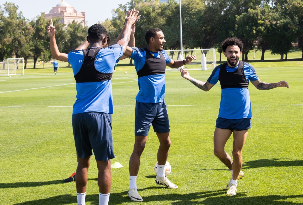 Третьи «Газпром» — тренировочные сборы  в Абу-Даби: 19 февраля, утренняя тренировка
