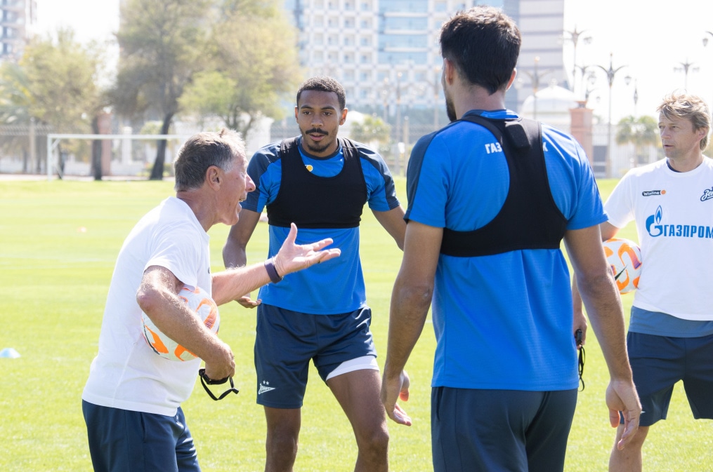 Третьи «Газпром» — тренировочные сборы  в Абу-Даби: 19 февраля, утренняя тренировка