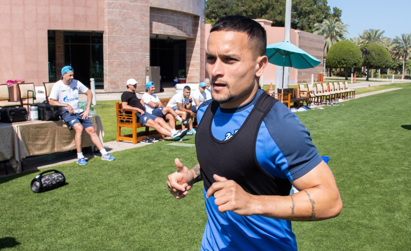 Третьи «Газпром» — тренировочные сборы  в Абу-Даби: 19 февраля, утренняя тренировка