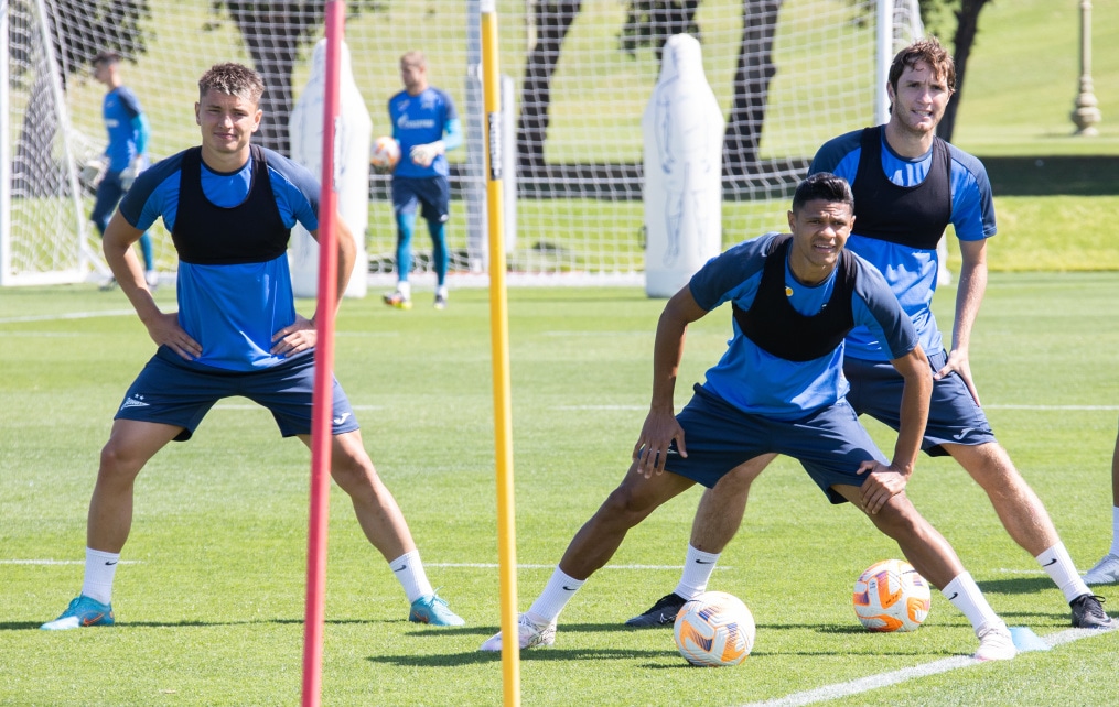 Третьи «Газпром» — тренировочные сборы  в Абу-Даби: 19 февраля, утренняя тренировка