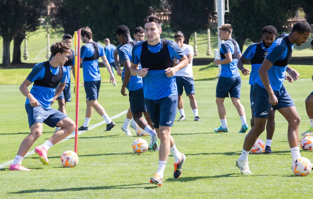 Третьи «Газпром» — тренировочные сборы  в Абу-Даби: 19 февраля, утренняя тренировка