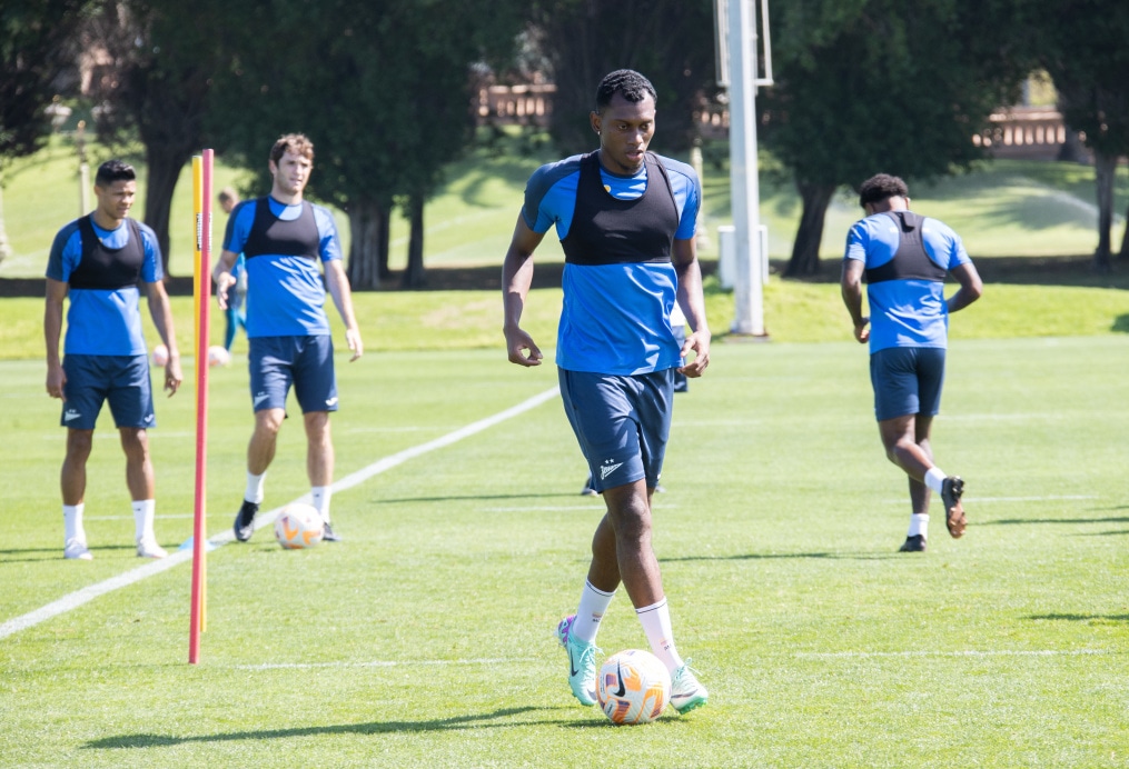 Третьи «Газпром» — тренировочные сборы  в Абу-Даби: 19 февраля, утренняя тренировка