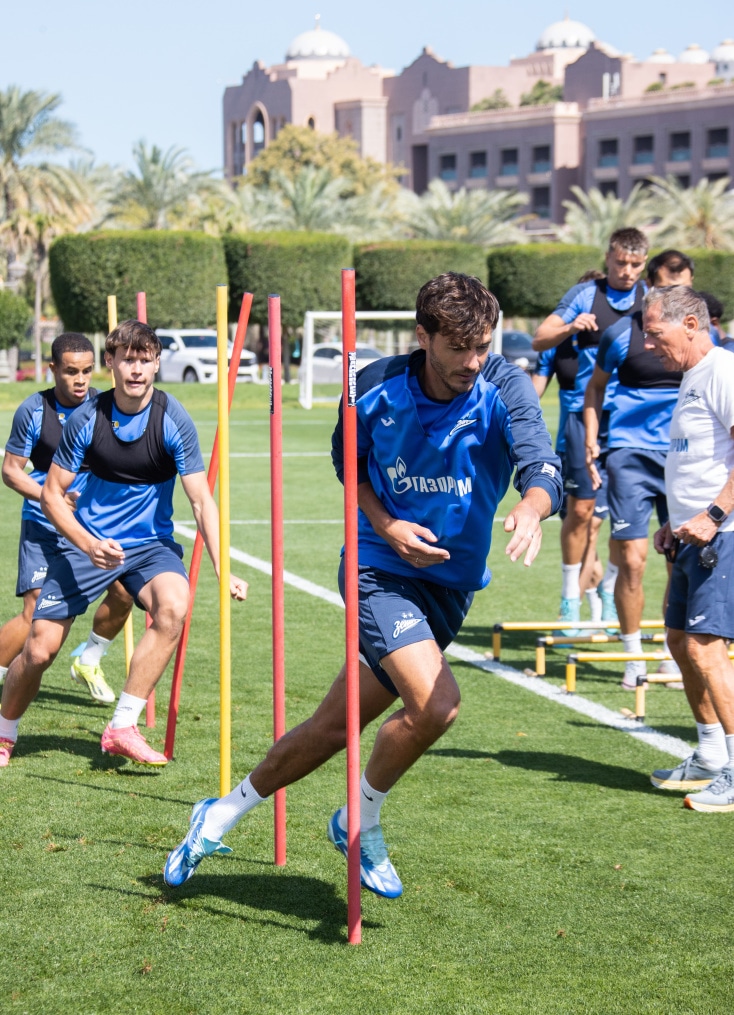 Третьи «Газпром» — тренировочные сборы  в Абу-Даби: 19 февраля, утренняя тренировка