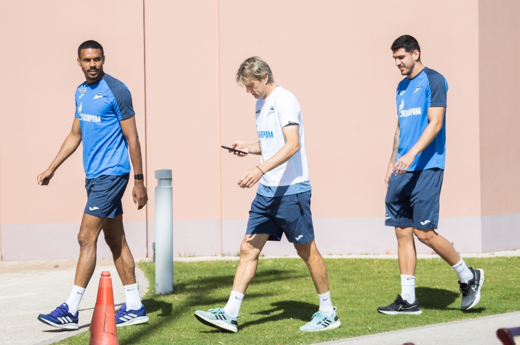 Третьи «Газпром» — тренировочные сборы  в Абу-Даби: 19 февраля, утренняя тренировка