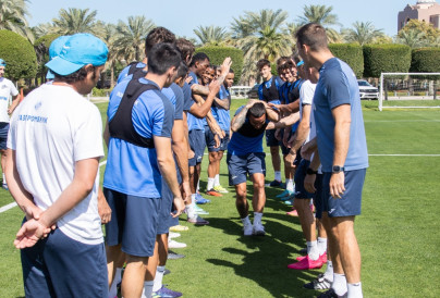 Третьи «Газпром» — тренировочные сборы  в Абу-Даби: 19 февраля, утренняя тренировка