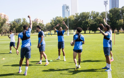 Третьи «Газпром» — тренировочные сборы  в Абу-Даби: 19 февраля, утренняя тренировка
