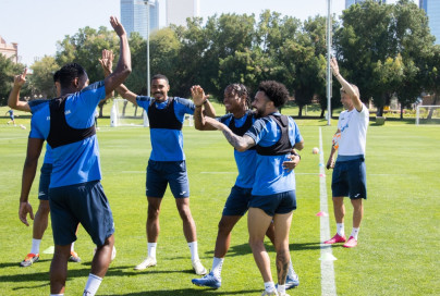 Третьи «Газпром» — тренировочные сборы  в Абу-Даби: 19 февраля, утренняя тренировка