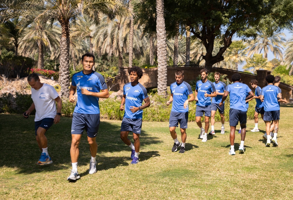 Третьи «Газпром» — тренировочные сборы  в Абу-Даби: 27 февраля, утренняя тренировка