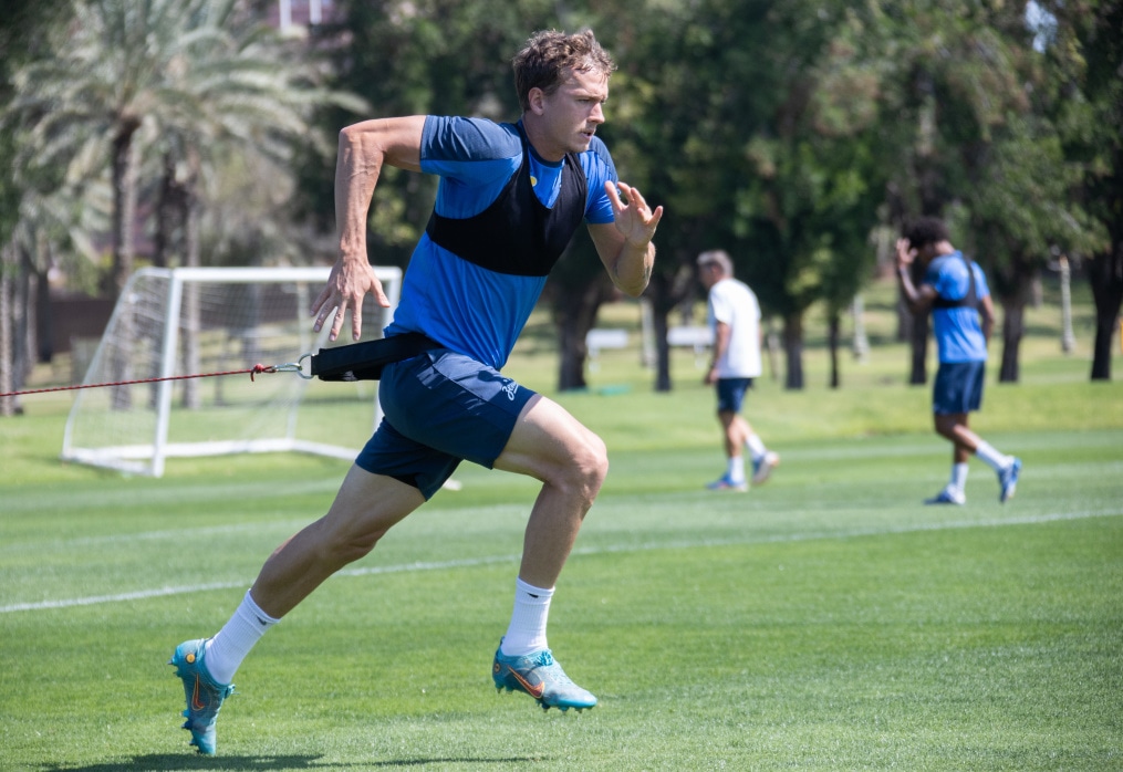 Третьи «Газпром» — тренировочные сборы  в Абу-Даби: 27 февраля, утренняя тренировка