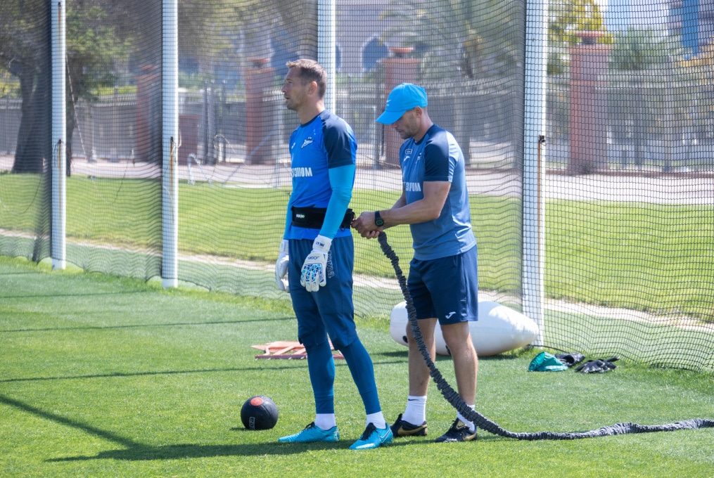 Третьи «Газпром» — тренировочные сборы  в Абу-Даби: 27 февраля, утренняя тренировка