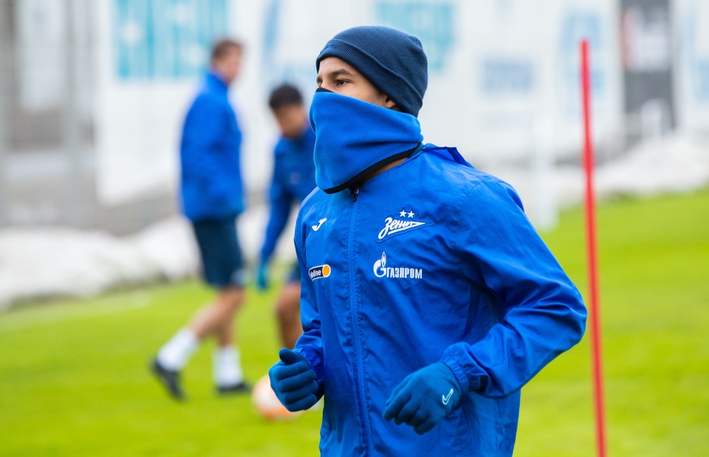 Открытая тренировка «Зенита» перед матчем с «Уралом»
