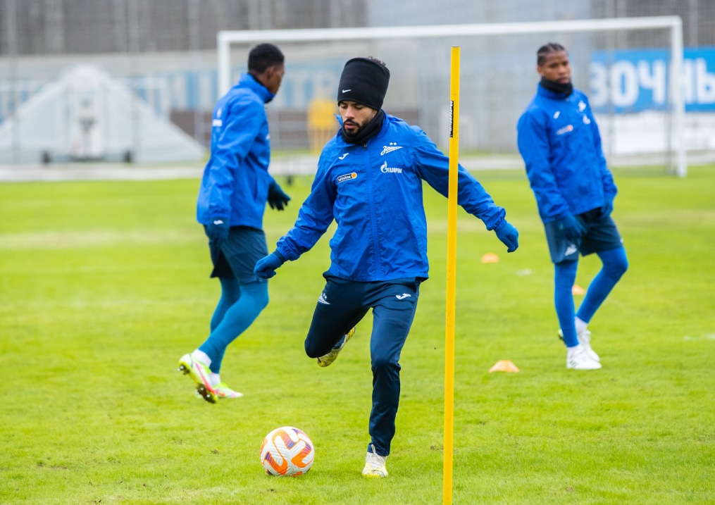 Открытая тренировка «Зенита» перед матчем с «Уралом»