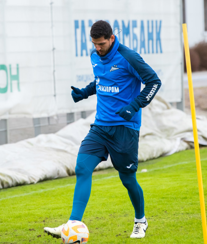 Открытая тренировка «Зенита» перед матчем с «Уралом»