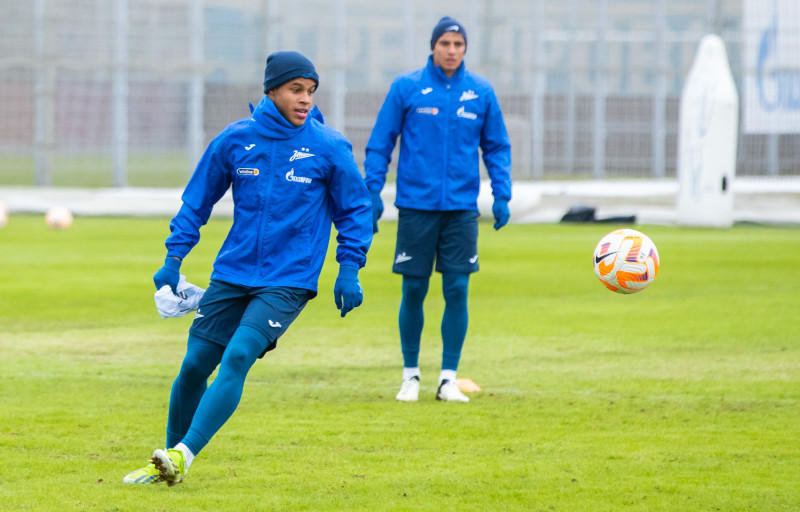 Открытая тренировка «Зенита» перед матчем с «Уралом»