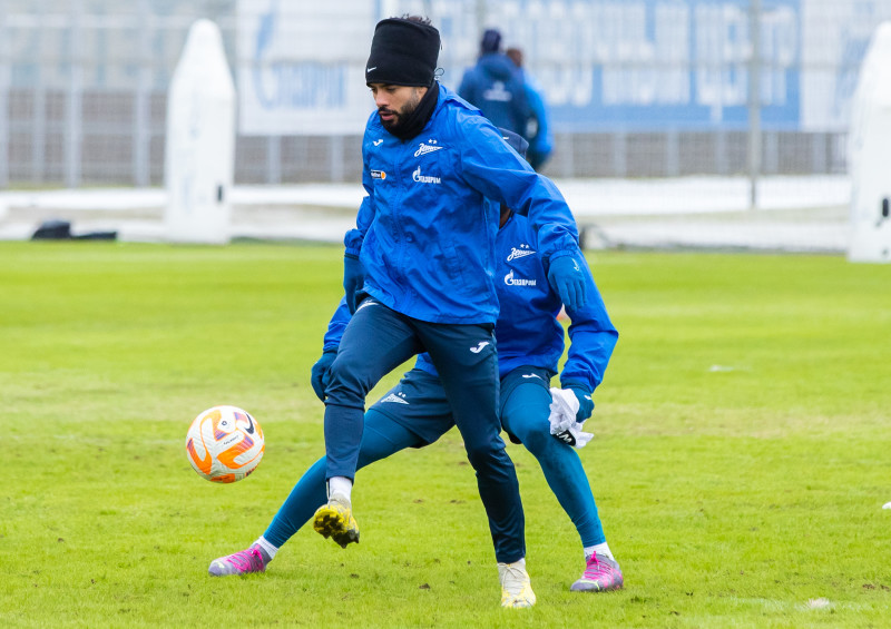 Открытая тренировка «Зенита» перед матчем с «Уралом»