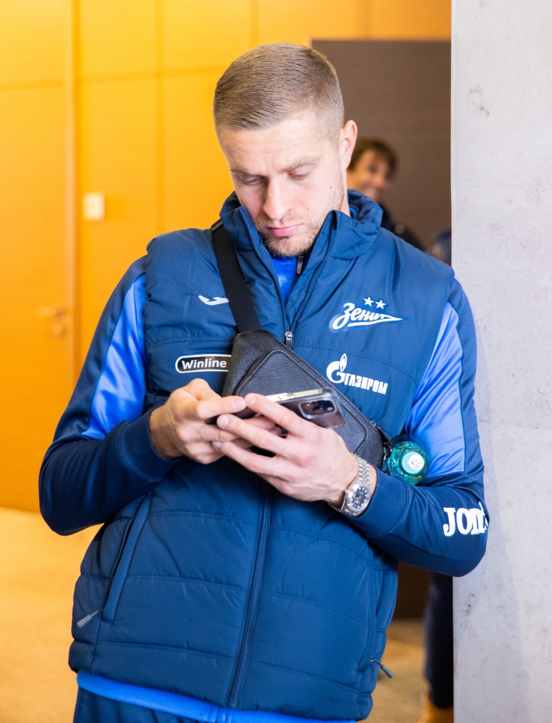 Вылет команды «Зенит» на матч с «Уралом»