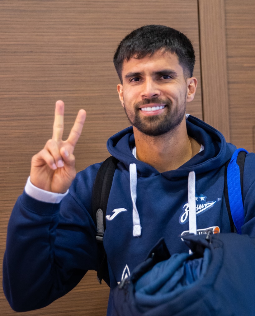 Вылет команды «Зенит» на матч с «Уралом»