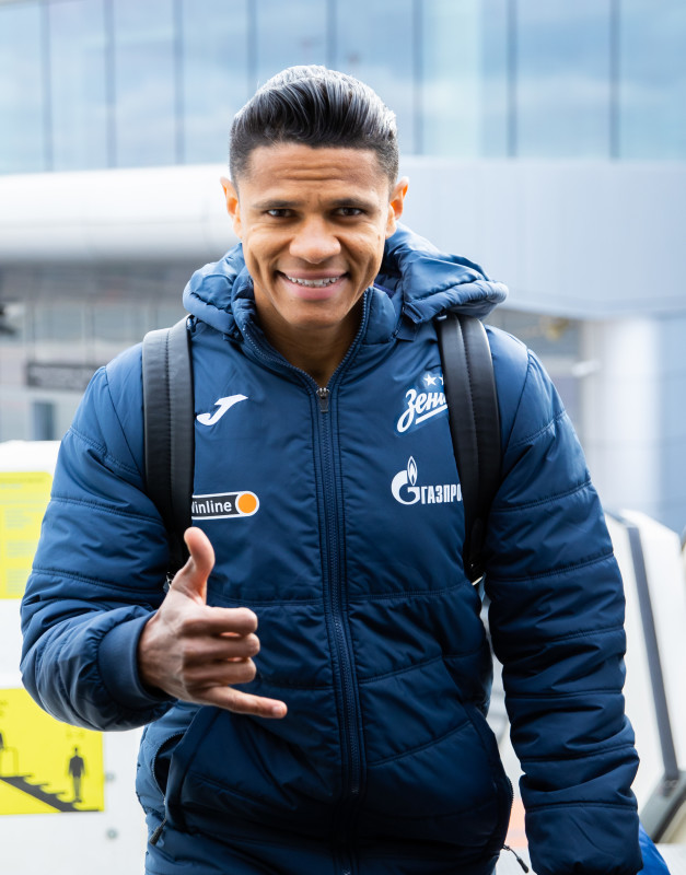 Вылет команды «Зенит» на матч с «Уралом»