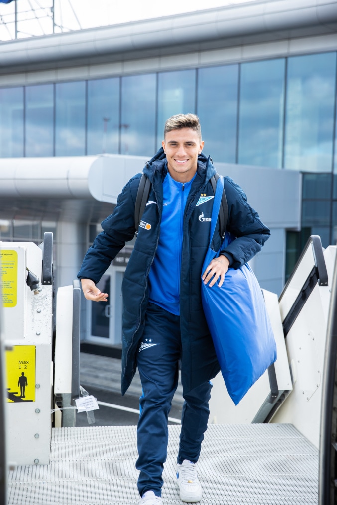 Вылет команды «Зенит» на матч с «Уралом»