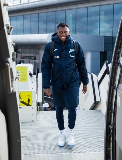 Вылет команды «Зенит» на матч с «Уралом»