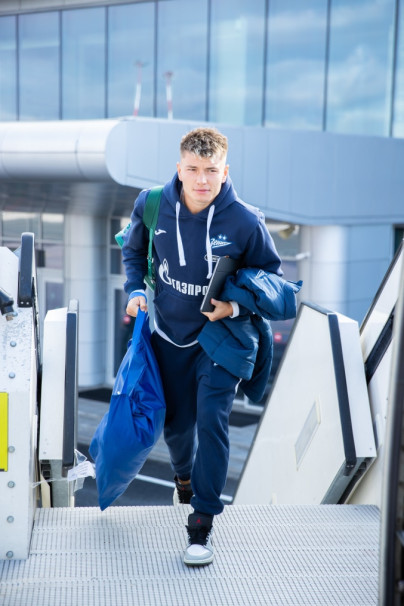 Вылет команды «Зенит» на матч с «Уралом»