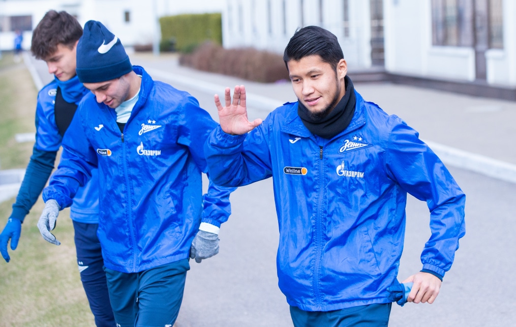 Открытая тренировка «Зенита» перед матчем с «Крыльями Советов»