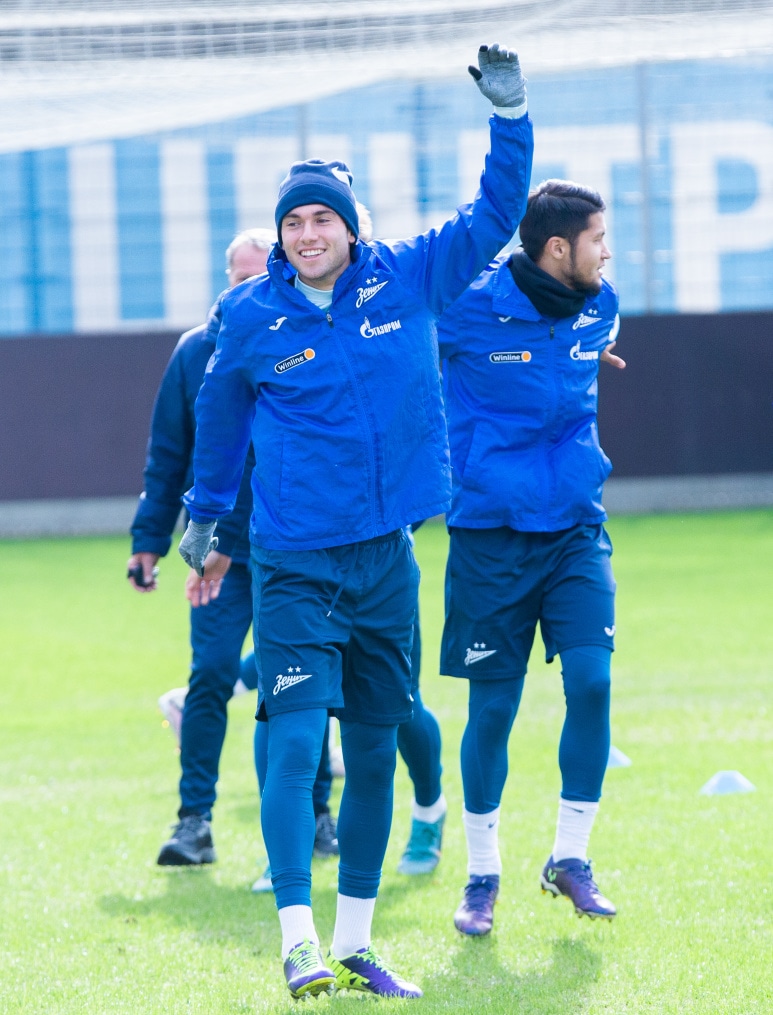 Открытая тренировка «Зенита» перед матчем с «Крыльями Советов»