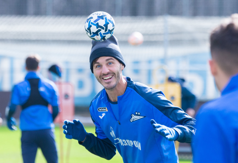 Открытая тренировка «Зенита» перед матчем с «Крыльями Советов»