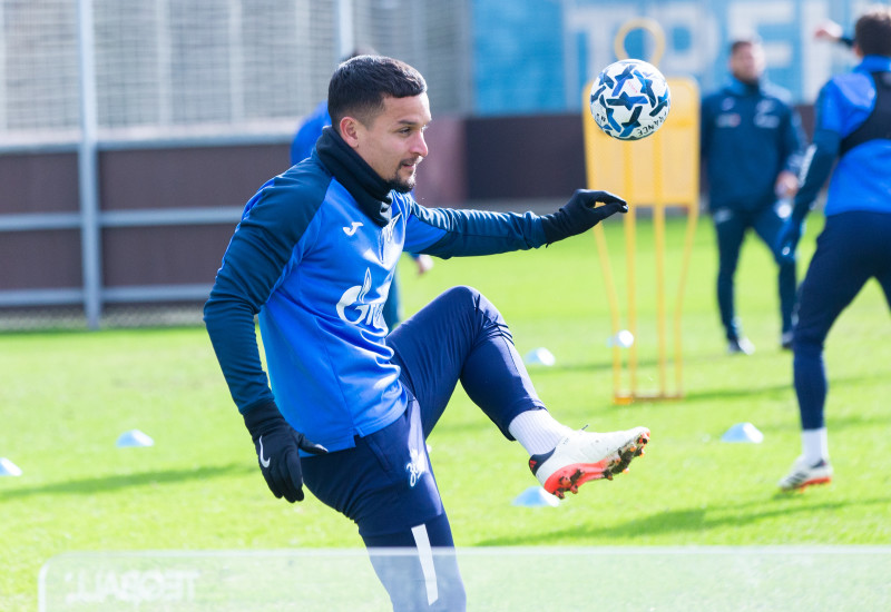 Открытая тренировка «Зенита» перед матчем с «Крыльями Советов»