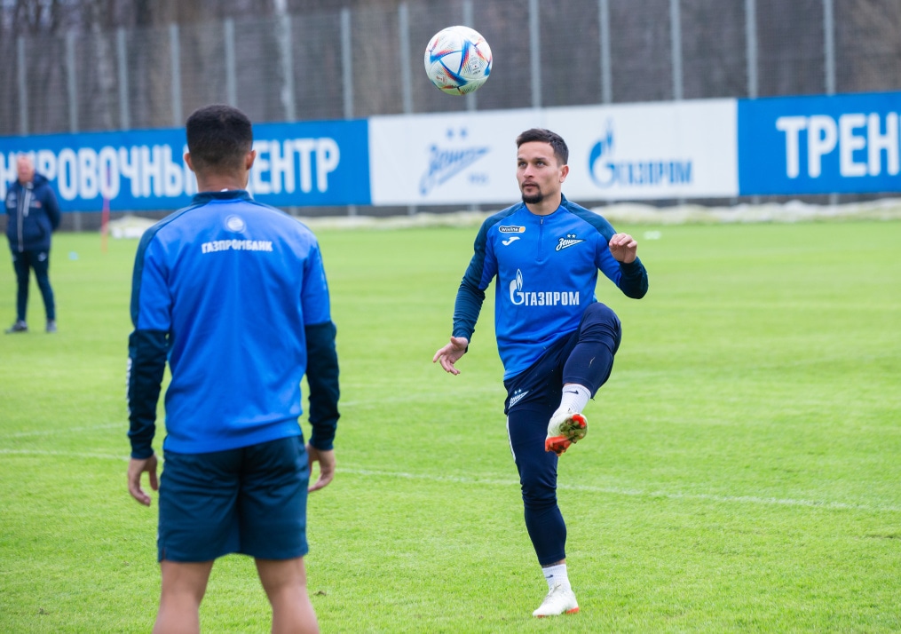 Открытая тренировка «Зенита» перед матчем со «Спартаком»