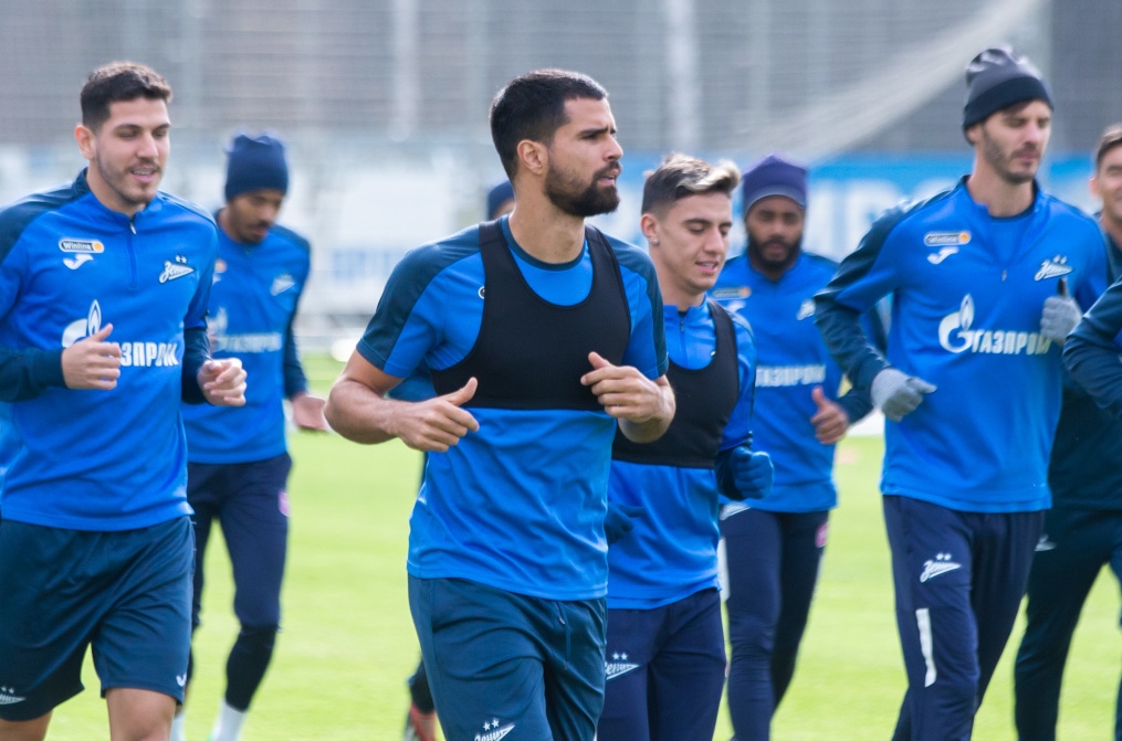 Открытая тренировка «Зенита» перед матчем со «Спартаком»