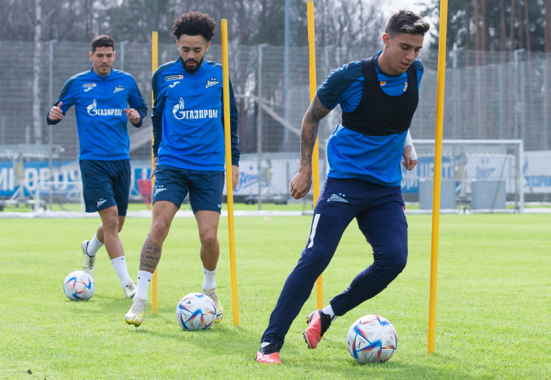 Открытая тренировка «Зенита» перед матчем со «Спартаком»