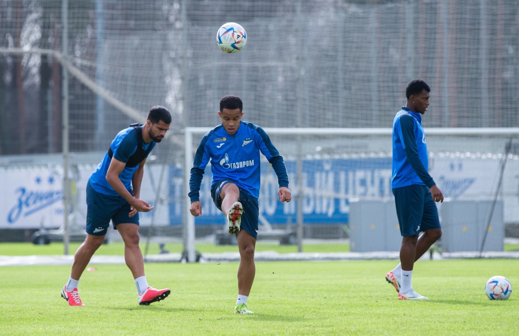 Открытая тренировка «Зенита» перед матчем со «Спартаком»