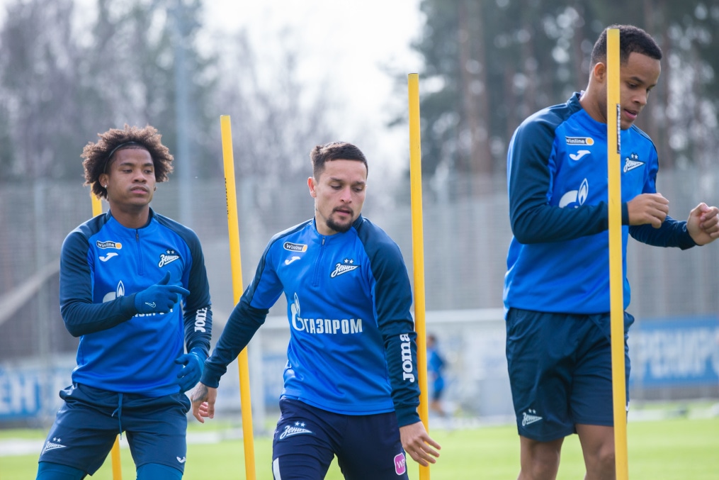 Открытая тренировка «Зенита» перед матчем со «Спартаком»