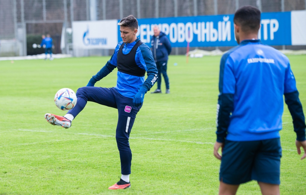 Открытая тренировка «Зенита» перед матчем со «Спартаком»