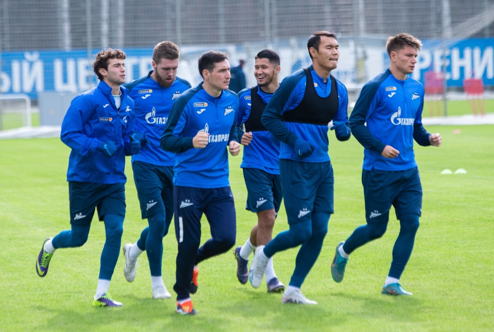 Открытая тренировка «Зенита» перед матчем со «Спартаком»