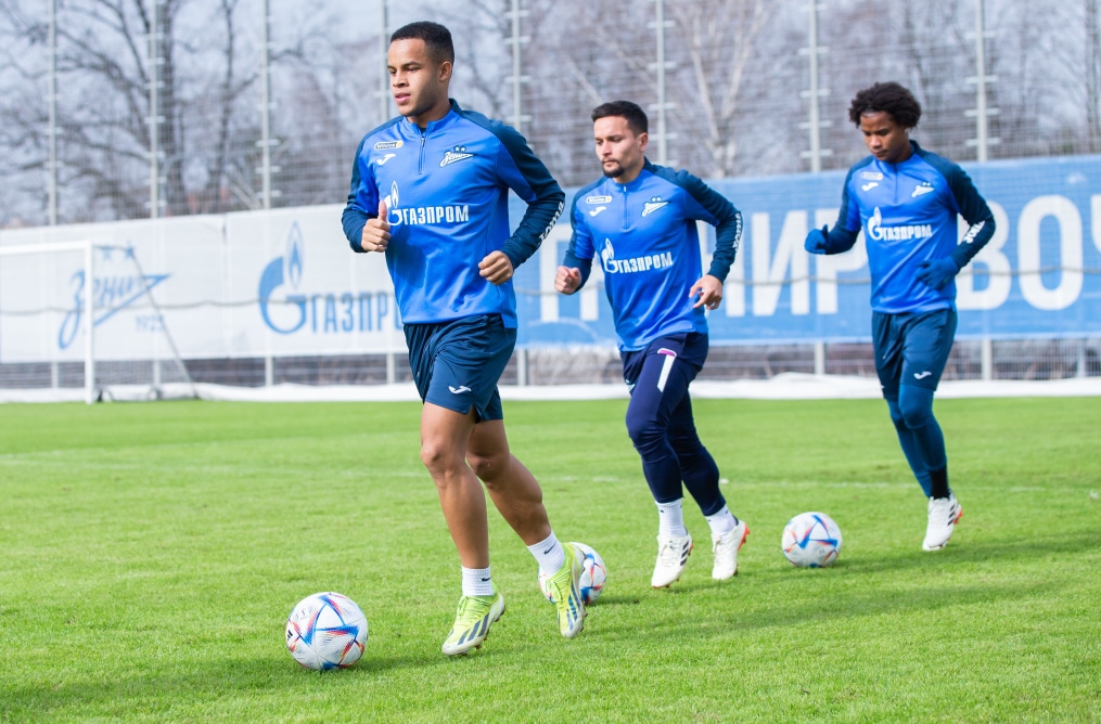 Открытая тренировка «Зенита» перед матчем со «Спартаком»